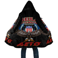 American Samoa Fautasi Cloak Pago Pago Aeto and Iseula o le Moana of Fagatogo Black Color LT03 Unisex Black - Polynesian Pride