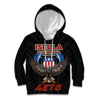 American Samoa Fautasi Kid Hoodie Pago Pago Aeto and Iseula o le Moana of Fagatogo Black Color LT03 Hoodie Black - Polynesian Pride