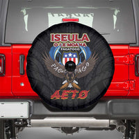 American Samoa Fautasi Spare Tire Cover Pago Pago Aeto and Iseula o le Moana of Fagatogo Black Color LT03 - Polynesian Pride