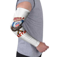 American Samoa Fautasi Arm Sleeves Pago Pago Aeto and Iseula o le Moana of Fagatogo White Color LT03 - Polynesian Pride