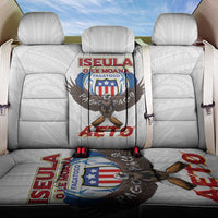 American Samoa Fautasi Back Car Seat Cover Pago Pago Aeto and Iseula o le Moana of Fagatogo White Color LT03 One Size White - Polynesian Pride