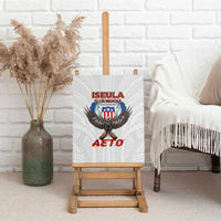 American Samoa Fautasi Canvas Wall Art Pago Pago Aeto and Iseula o le Moana of Fagatogo White Color LT03 - Polynesian Pride