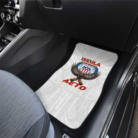 American Samoa Fautasi Car Mats Pago Pago Aeto and Iseula o le Moana of Fagatogo White Color LT03 - Polynesian Pride
