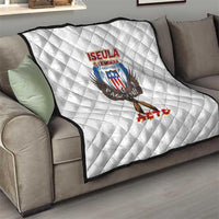 American Samoa Fautasi Quilt Pago Pago Aeto and Iseula o le Moana of Fagatogo White Color LT03 - Polynesian Pride
