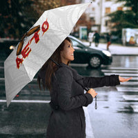 American Samoa Fautasi Umbrella Pago Pago Aeto and Iseula o le Moana of Fagatogo White Color LT03 - Polynesian Pride