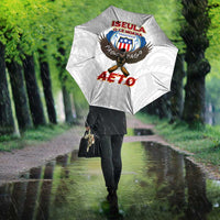 American Samoa Fautasi Umbrella Pago Pago Aeto and Iseula o le Moana of Fagatogo White Color LT03 - Polynesian Pride