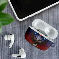 American Samoa Fautasi AirPods Case Pago Pago Aeto and Iseula o le Moana of Fagatogo Red-Blue LT03 - Polynesian Pride