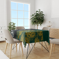 Personalised South Africa and New Zealand Tablecloth King Protea and Silver Fern Mix Culture Pattern LT03 - Polynesian Pride