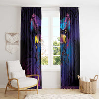 Aotearoa Arts Festival 2025 Window Curtain Maori Music Art Dance - Rhythmic Vibes
