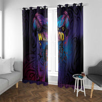 Aotearoa Arts Festival 2025 Window Curtain Maori Music Art Dance - Rhythmic Vibes