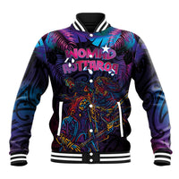 Aotearoa Arts Festival 2025 Baseball Jacket Maori Performing Art and Music - Rhythmic Vibes