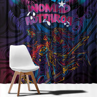 Aotearoa Arts Festival 2025 Window Curtain Maori Performing Art and Music - Rhythmic Vibes