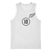 Custom New Zealand Football Basketball Jersey The Whites-Sporty T90 Style LT03 Unisex White - Polynesian Pride