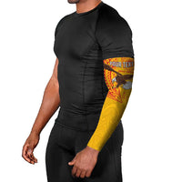 Personalised American Samoa Flag Day Arm Sleeves Fautasi Race Pago Pago-Aeto Eagle Wings Tribal Style