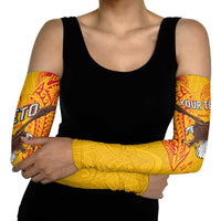 Personalised American Samoa Flag Day Arm Sleeves Fautasi Race Pago Pago-Aeto Eagle Wings Tribal Style