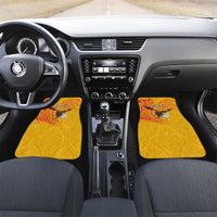 Personalised American Samoa Flag Day Car Mats Fautasi Race Pago Pago-Aeto Eagle Wings Tribal Style