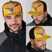 American Samoa Flag Day Mesh Trucker Cap Fautasi Race Pago Pago-Aeto Eagle Wings Tribal Style