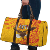 American Samoa Flag Day Travel Bag Fautasi Race Pago Pago-Aeto Eagle Wings Tribal Style