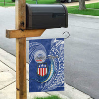 American Samoa Flag Day Garden Flag Fautasi Race Fagatogo-Iseula O Le Moana Sailfish Tribal Style LT03 - Polynesian Pride