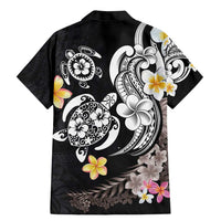 Hawaiian Tropical Plumeria Turtles Family Matching Mermaid Dress and Hawaiian Shirt Polynesian Art Tattoo LT03 - Polynesian Pride