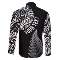 Personalised New Zealand Maori Art Tattoo and Silver Fern Family Matching Mermaid Dress and Hawaiian Shirt LT03 - Polynesian Pride