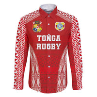 Custom Tonga Pacific Rugby 2024 Family Matching Off Shoulder Maxi Dress and Hawaiian Shirt Ngatu Tribal Pattern
