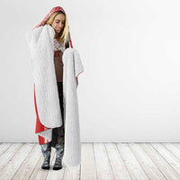 Custom Tonga Pacific Rugby 2024 Hooded Blanket Ngatu Tribal Pattern