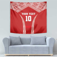 Custom Tonga Pacific Rugby 2024 Tapestry Ngatu Tribal Pattern