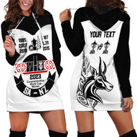 Personalised South Africa and New Zealand Hoodie Dress Champion History Go Final 2023 Vintage Style LT03 - Polynesian Pride