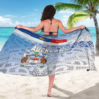 New Zealand Auckland Sarong Auckland's Flag and Coat of Arms - Koru Art Maori Pattern LT03 - Polynesian Pride