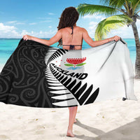 New Zealand Auckland Sarong Auckland's Emblem and Silver Ferns - Maori Art Tattoo LT03 - Polynesian Pride