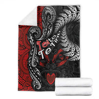 Aotearoa Toitu Te Tiriti Blanket New Zealand Honour the Treaty - Te Tiriti Is Us LT03 - Polynesian Pride