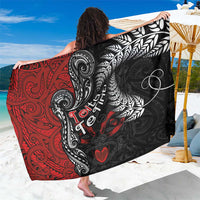 Aotearoa Toitu Te Tiriti Sarong New Zealand Honour the Treaty - Te Tiriti Is Us LT03 One Size 44 x 66 inches Red - Polynesian Pride