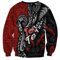 Aotearoa Toitu Te Tiriti Sweatshirt New Zealand Honour the Treaty - Te Tiriti Is Us LT03 - Polynesian Pride