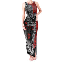 Aotearoa Toitu Te Tiriti Tank Maxi Dress New Zealand Honour the Treaty - Te Tiriti Is Us LT03 Women Red - Polynesian Pride