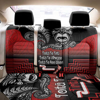 Aotearoa Toitu Te Tiriti Back Car Seat Cover New Zealand Honour the Treaty - Fight Together LT03 - Polynesian Pride