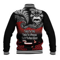 Aotearoa Toitu Te Tiriti Baseball Jacket New Zealand Honour the Treaty - Fight Together LT03 - Polynesian Pride