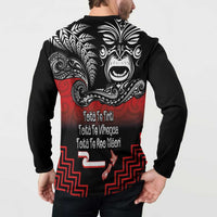 Aotearoa Toitu Te Tiriti Button Sweatshirt New Zealand Honour the Treaty - Fight Together