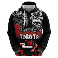 Aotearoa Toitu Te Tiriti Hoodie New Zealand Honour the Treaty - Fight Together LT03 - Polynesian Pride