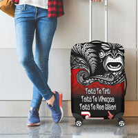 Aotearoa Toitu Te Tiriti Luggage Cover New Zealand Honour the Treaty - Fight Together LT03 - Polynesian Pride