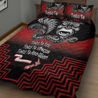 Aotearoa Toitu Te Tiriti Quilt Bed Set New Zealand Honour the Treaty - Fight Together LT03 - Polynesian Pride