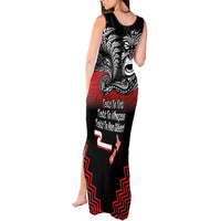 Aotearoa Toitu Te Tiriti Tank Maxi Dress New Zealand Honour the Treaty - Fight Together LT03 - Polynesian Pride