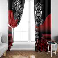 Aotearoa Toitu Te Tiriti Window Curtain New Zealand Honour the Treaty - Fight Together LT03 - Polynesian Pride