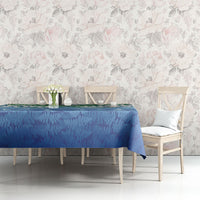 Aotearoa New Zealand New Year Tablecloth Maori Motifs with Silver Fern and Matariki Stars