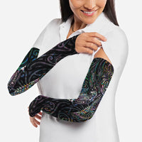 Aotearoa Moko Tribal Tattoo Arm Sleeves New Zealand Maori Penguin and Fantail Paua Shell Style LT03 - Polynesian Pride