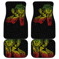 Aotearoa Moko Tribal Tattoo Car Mats New Zealand Maori Penguin and Fantail Reggae Style LT03 - Polynesian Pride