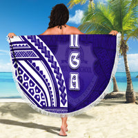 Tupou College Toloa Beach Blanket Ngatu and Polynesian Pattern