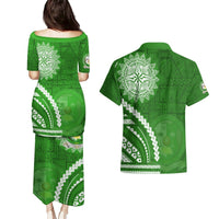 Liahona High School Couples Matching Puletasi and Hawaiian Shirt Ngatu and Polynesian Pattern LT03 - Polynesian Pride
