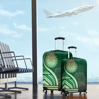 Saineha High School Luggage Cover Ngatu and Polynesian Pattern