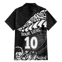 Custom New Zealand Rugby Family Matching Mermaid Dress and Hawaiian Shirt Maori Warrior Rugby Silver Fern Tribal Pattern LT03 - Polynesian Pride